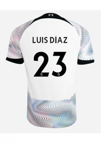 Liverpool Luis Diaz #23 Fotballdrakt Borte Klær 2022-23 Korte ermer